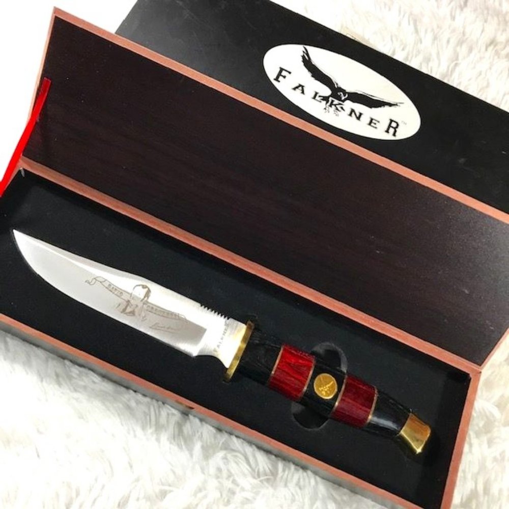 Faulkner Limited Edition David Crockett 11" American Mint Wild West Bowie Knife